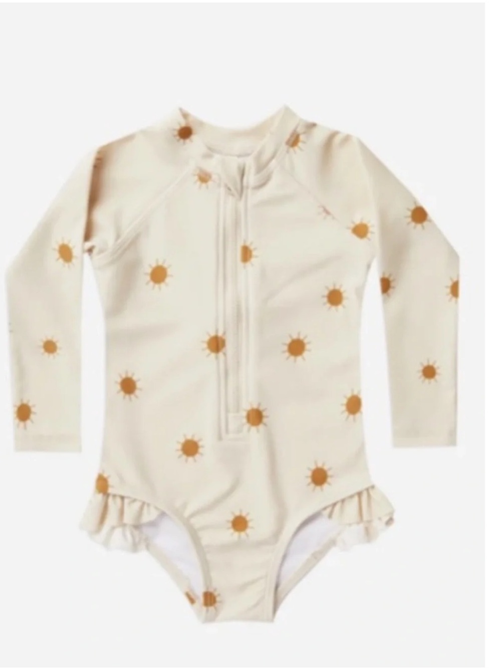 Rylee + Cru Cream and Brown Sun Bodysuit